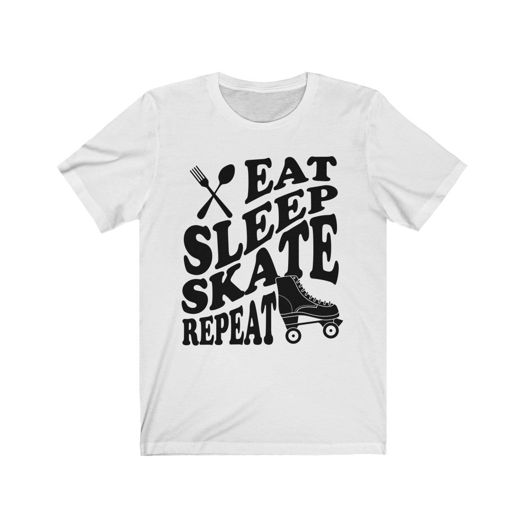 Skateboard T-shirt Mens Womens Gifts For Skateboarding Eat Sleep Skate –  WaryaTshirts