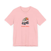 Roller Skating Sushi Roll Unisex T-Shirt