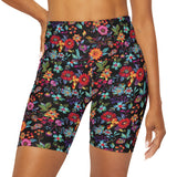 Petal Power Floral Biker Shorts | NOIR |