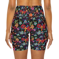 Petal Power Floral Biker Shorts | NOIR |