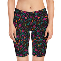 Front view model wearing Midnight shorts, showing full front and leg fit.