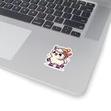 Chibi llama in Roller Skates Sticker