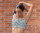 Great Wave of Skates Sports Bra