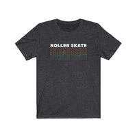 roller skate pride rainbow t-shirt